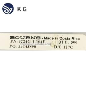 China 3224G-1-104 Potentiometers Variable Resistors 100K BOURNS Capacitor IC on sale