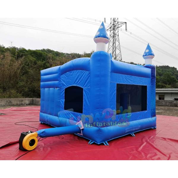 Frozen Inflatable Bouncer Slide Jumping Castle Combo 1 Year Guarantee