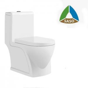 Wholesale SASO Approved Bathroom Sanitary Ware Flush Toilet One Piece Closet from china suppliers
