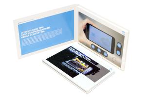 4.3 inch LCD Video Brochure Card High Memory and Customizable Buttons for Effective Marketing