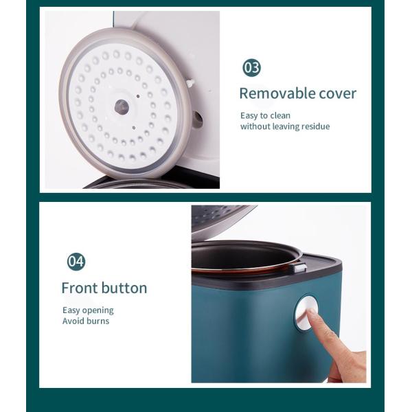 2.5L Multi Cookers 2.6qt 26x21x19.5cm 2 To 3 People Microcomputer Type