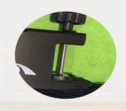 Custom Aluminum Retractable Ping Pong Net Set Black Eco Friendly