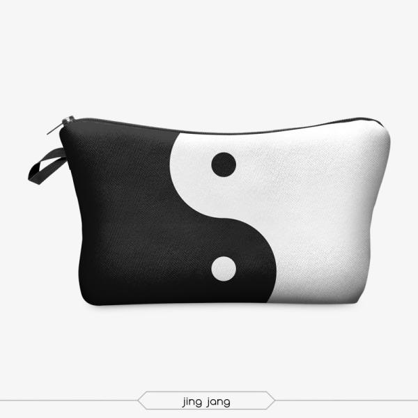 Makeup Bag, 3D Printing women cosmetic bag Multifuncition Pencil Holder