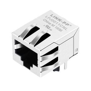 China Single Port RJ45 Modular Plugs SMT 100M Printed Circuit Board CTJ-10-10-2450ERL on sale