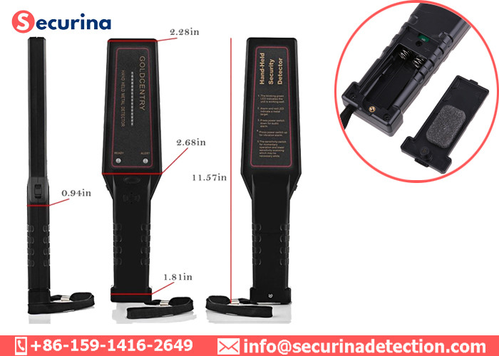 Hand Held Security Full Body Metal Detector Scanner GC1002 For Security Check