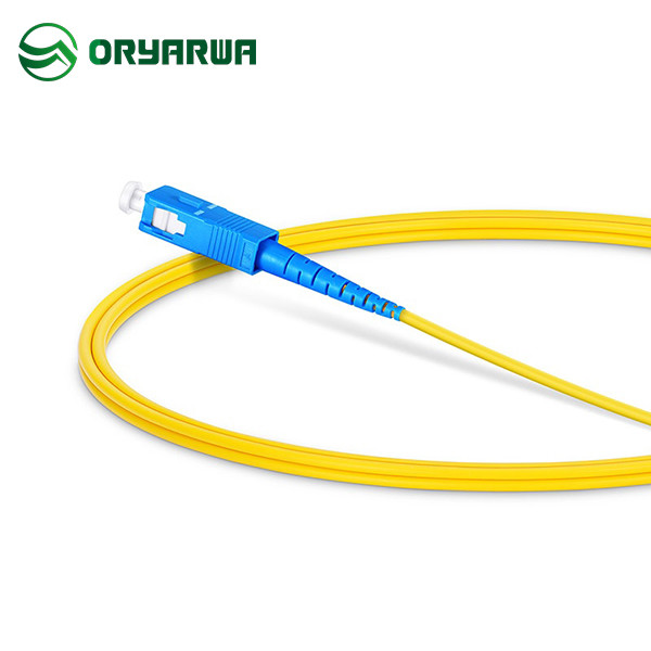 LC UPC To SC UPC Fiber Optic Single Mode Patch Cord Simplex 3M Jumper