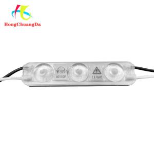 China AC110V LED Injection Module 2W 2835 3 Light Lens led module For Channel Letter on sale