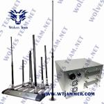 800m 330W Vehicle Bomb Signal Jammer With DDS Convoy System
