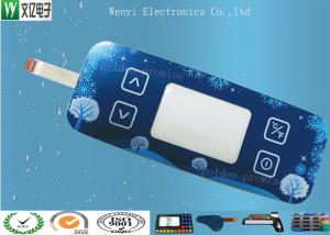 China Standard Membrane Keypad Touch Sensitive Switch With Acrylic / PC / Glass Overlay on sale