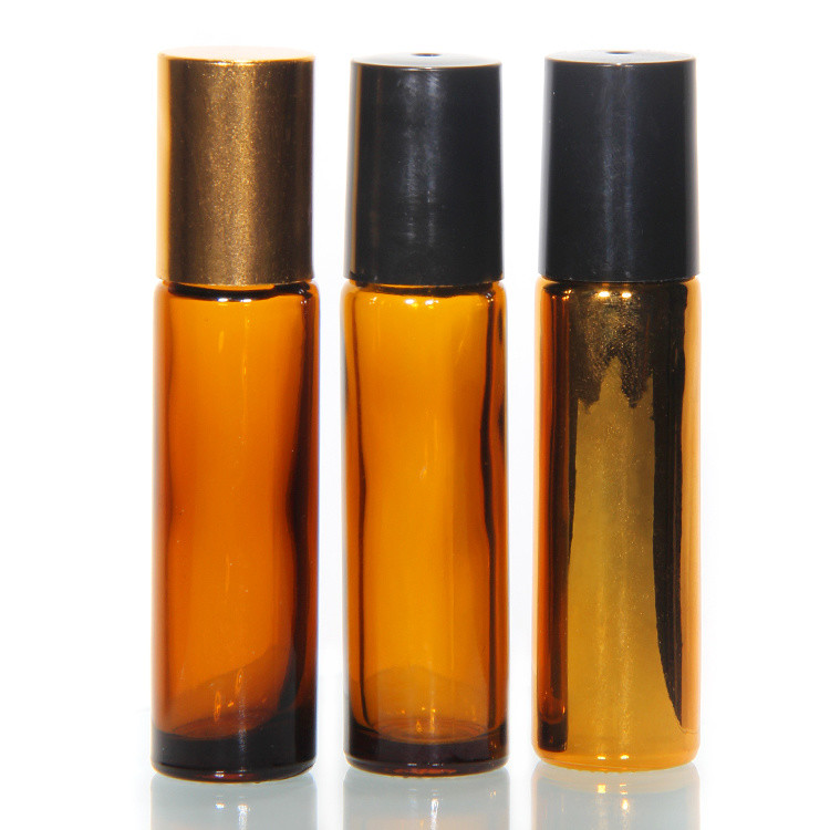 Wholesale Custom 10ml Empty Amber Roller Bottles for Perfume from china suppliers