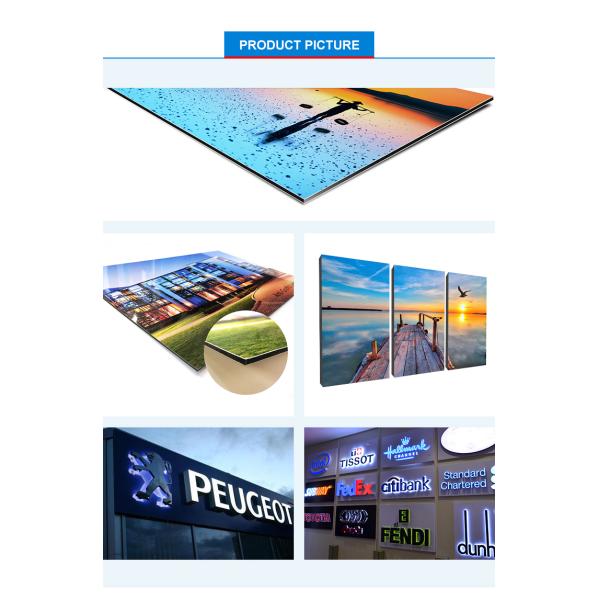 4x8 Feet PE Coating Aluminum Composite Sign Panel Perforated Aluminum Composite Panel