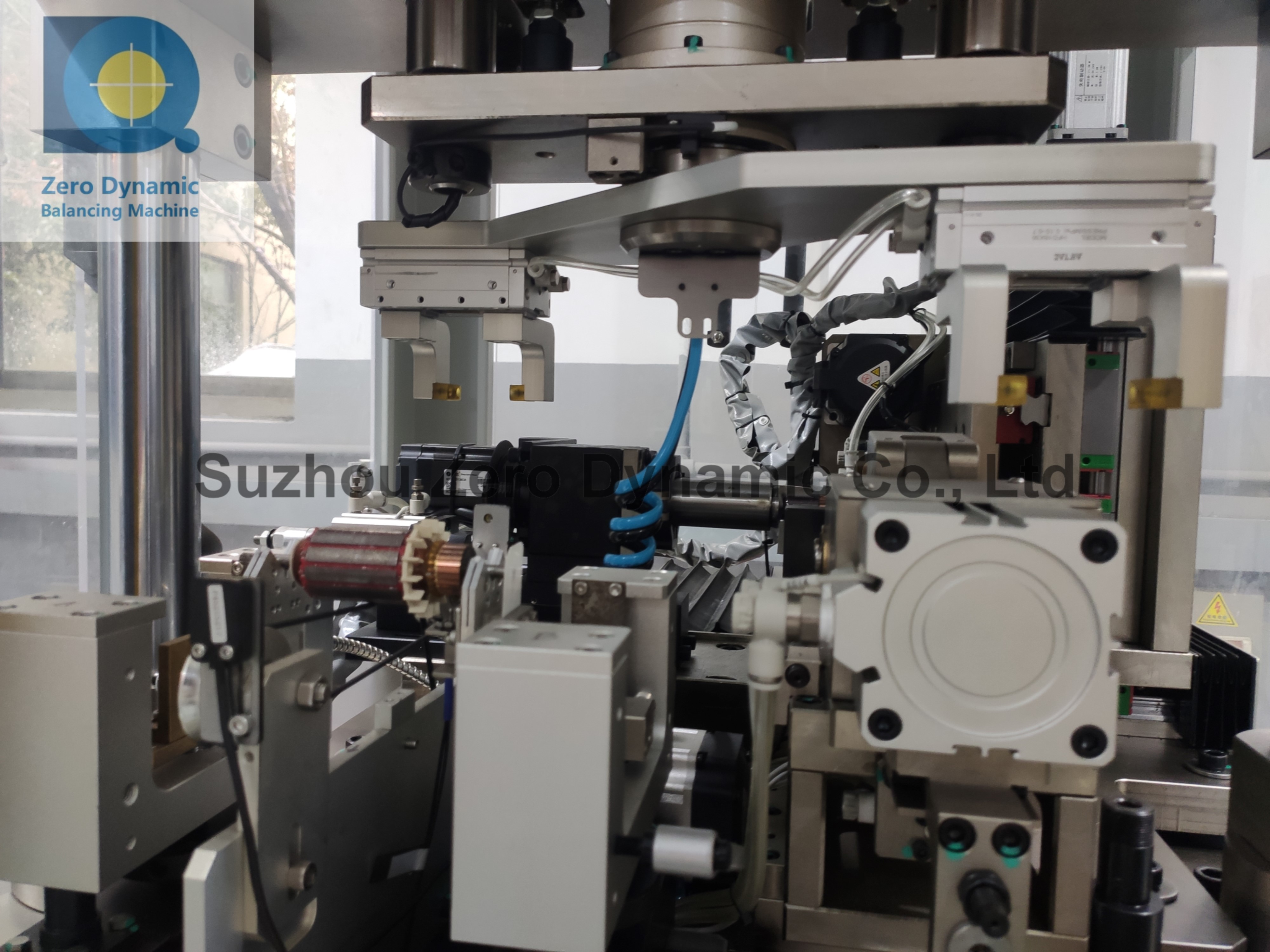 Small Size Motor Rotor Automatic Balancing Machine Two Station Electric Armature Balancer