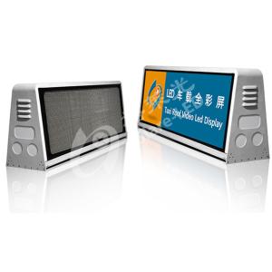 China Pixel Composition 1R1G1B Led Pixel Display Sign Double Sides Taxi Roof Top on sale