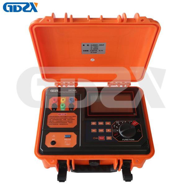Quality ZXET3008 Verified Supplier Double Clamp Ground Resistance Tester for sale
