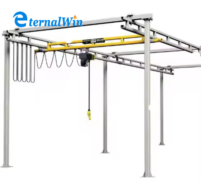 Customized Speed KBK Overhead Crane Machine Pendent Control / Remote Control With Strength Steel