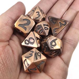 Wholesale Lightweight Manual Polyhedral Grinding Hand Pouring Durable Dice Set Sturdy Dice Set from china suppliers