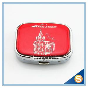 Wholesale Zinc Alloy Custom Lockable metal pill box Traveling Promotional Gifts Square Shape from china suppliers