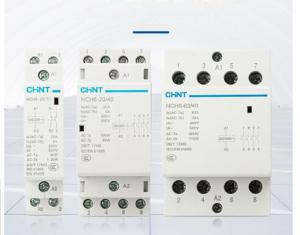 China Modular 1 3 4 2 Pole AC Contactor , Home AC Contactor 20A 25A 40A 63A 230V/400V IEC 61095 on sale