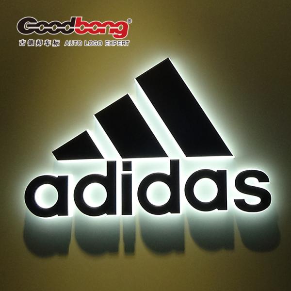 Custom 3D Shop front Sign Chrome Backlit light LED shop Signs