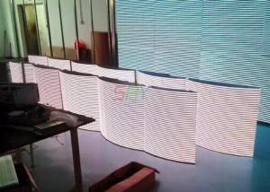 China Customized Indoor High Definition curved led monitor Billboard 1R1G1B P6 on sale