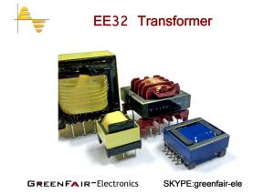 China Vertical Horizontal EE40 42 Hf Power Transformer , UEWF LITZ WIRE High Isolation Transformer on sale
