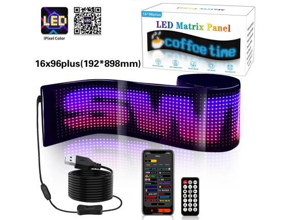 Custom Text Pattern Animation LED Matrix Panel For Advertising Promotion Display