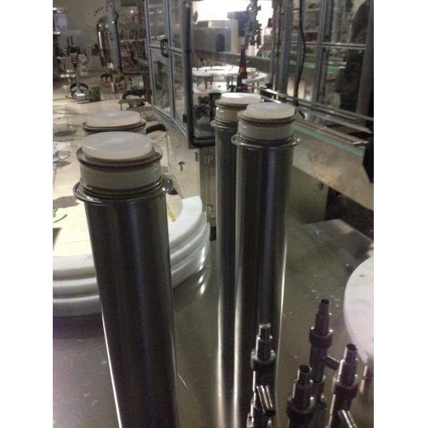 Lubricant Butter Linear Automatic Bottle Capping Machine PLC Liquid Soap Filling Machine