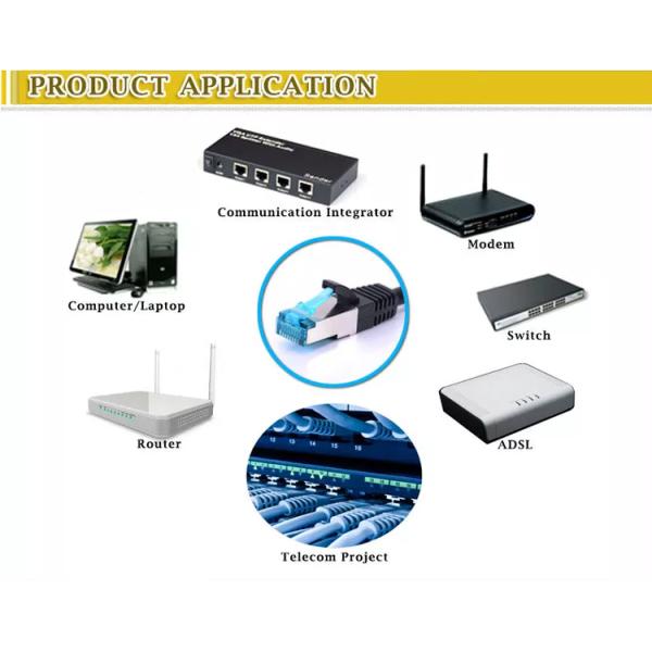 26AWG Bare Copper PVC LSZH 3M 5M 10M Network Patch Cord