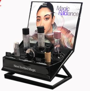 China CMYK Printing Retail Makeup Display Shelves Stand Matt Varnish on sale