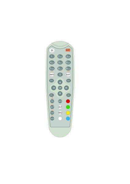 Quality Fashionable Intelligent Remote Control For Set Top Box Strong Anti Interference for sale