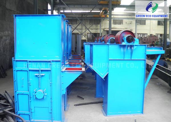 Large Output Continuous Bucket Elevator , Vertical Bucket Conveyor Long Using