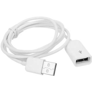 China High Quality 1M White Male to Female USB 2.0 Type A Extension Data Charger Cable for Computer Furniture Bags on sale