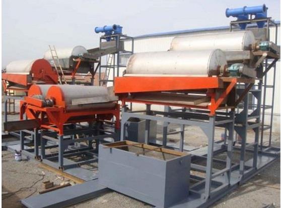 Vibration - Free Magnetic Drum Separator With Capacity 30T-58T/H