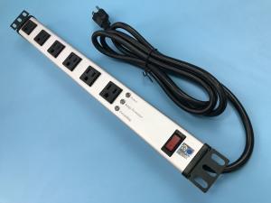 China 6 Outlet Surge Protector Power Strip Mountable Multiple Plug Socket 60Hz on sale