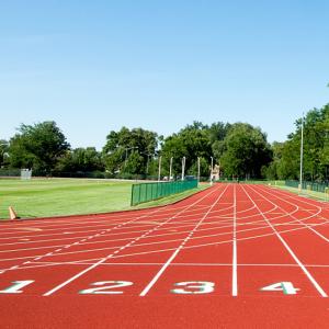 Sandwich System Running Track 13mm Synthesis Rubber Track Material