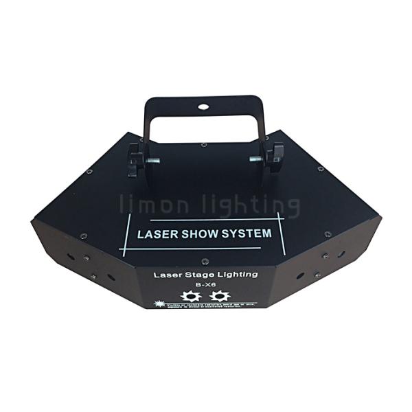 6 Eyes 360 degree Large Angle Scan Rotation Mini Scanning Pattern Laser Stage Lighting