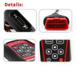 Universal 16-pin OBDII Car Diagnostic Code Scanner Konnwei KW808 with 7