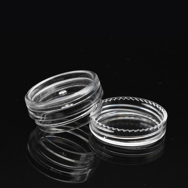 Gold Stamping Makeup Eye Shadows OEM 4oz Plastic Spice Jars