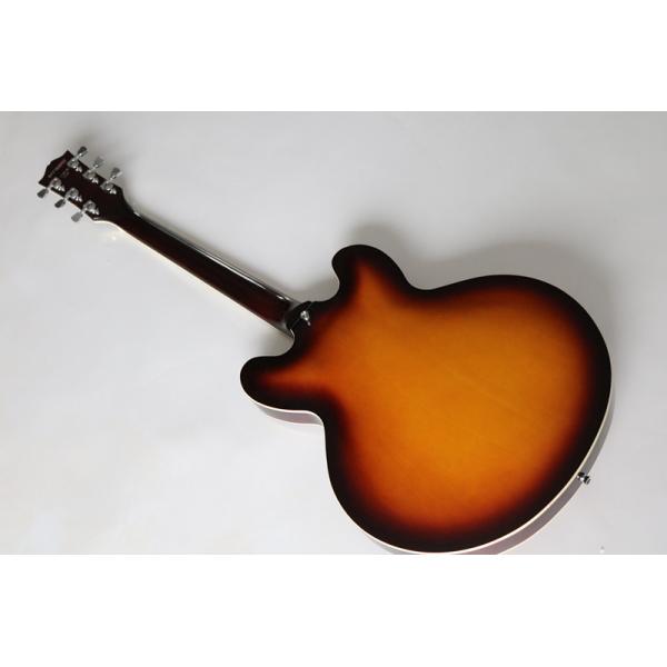 New style tobocco burst Gold hardware shark fin hollow Electric Guitar The hollow jazz guitar