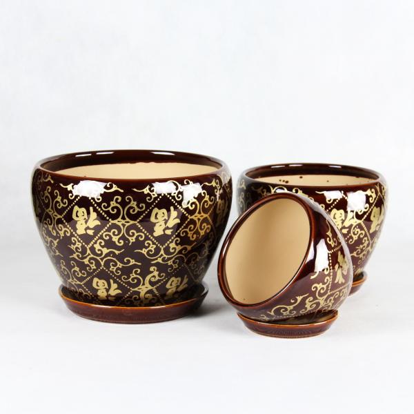 Contemporary Ceramic Pots For Artificial Plants And Greenery Low Maintenance Decor