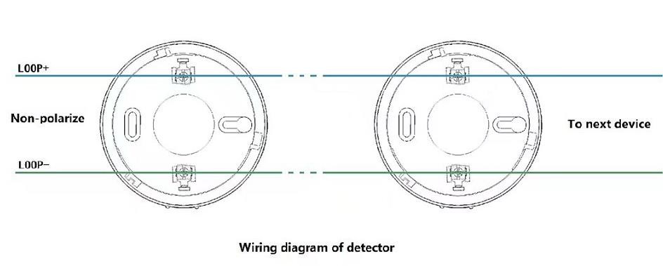 2-Wire Addressable Smoke Detectors for Addressable Fire Alarm System