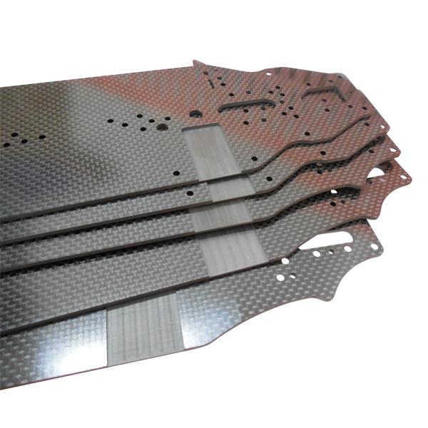 Quality Different thickness Carbon Fiber Sheet 3K Plain Impact Resistant glossy or matte CNC cut piece for sale
