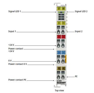 Wholesale EL1002 Beckhoff | EtherCAT Terminal, 2-channel digital input, 24 V DC, 3 ms from china suppliers