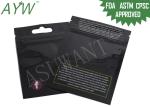 Resealable Smell Proof Zipper Bags Biodegradable For Marijuana Medication