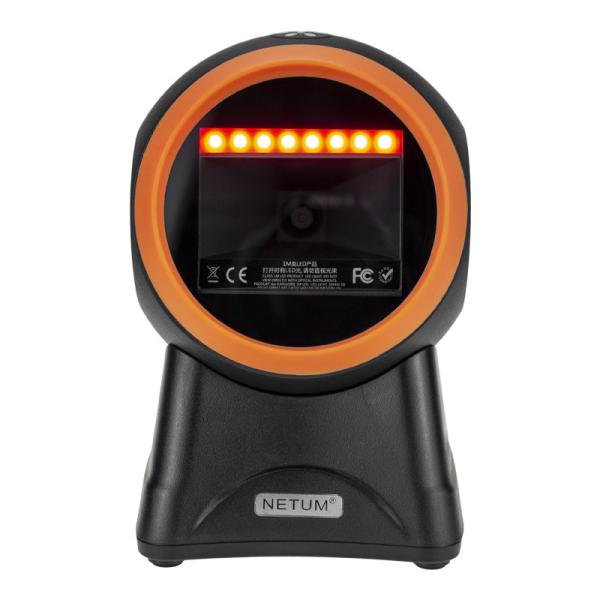 Quality Automatic Omnidirectional Barcode Scanner Flatbed Desktop USB 2D QR Bar Code Reader for sale