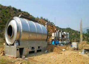 China Automatic 5-15TPD waste tyre pyrolysis machine Waste Plastic Pyrolysis to Fuel Oil Equipment on sale
