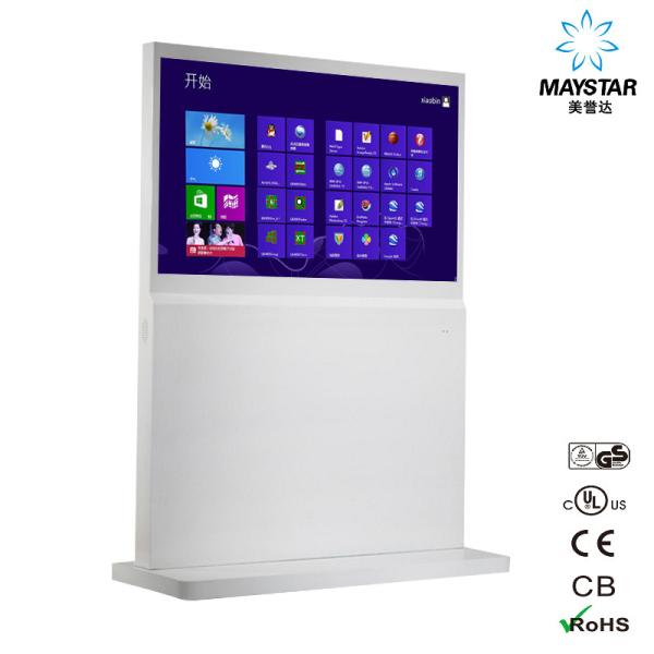 Quality Android Remote Control Digital Signage Totem / Touch Screen Kiosk Stand for sale