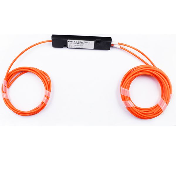 1x2 Multimode Fiber Optic Splitter High Performance 1 In 2 Out Type