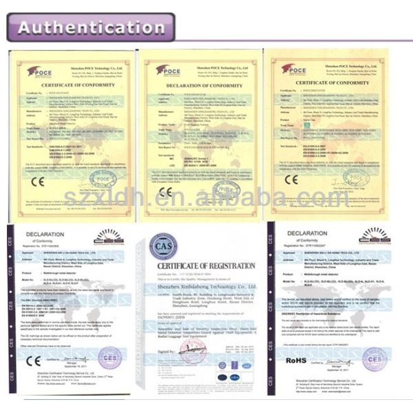 XLD-A Metal Detectors Walk Through Gate Professional Airport Walk Through Scanner