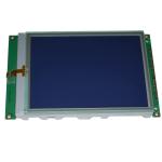 Flat Rectangle Dot Matrix LCD Display Module 24 / 26 Pins Blue Film Negative